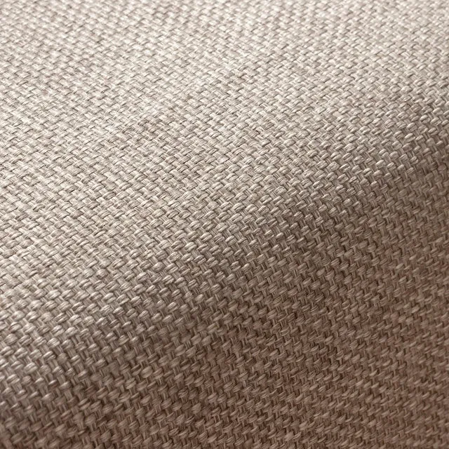 Close view of the neutral woven cushion upholstery